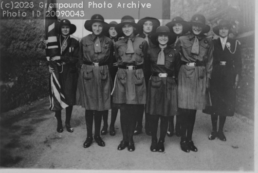 Picture of Grampound girl guides 1933