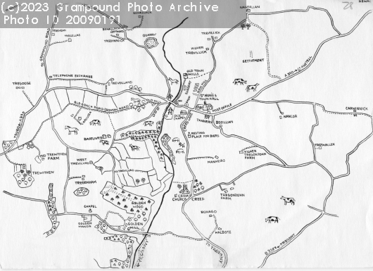 Picture of Sketch Map of Grampound Area