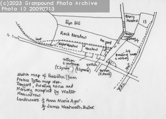 Picture of Sketch Map of Penbetha 