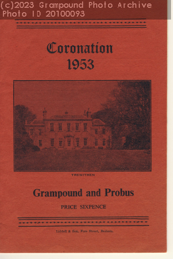 Picture of Coronation Day Programme 1953