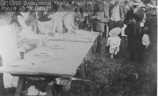 Picture of Pasty Making at Creed Rectory c1900