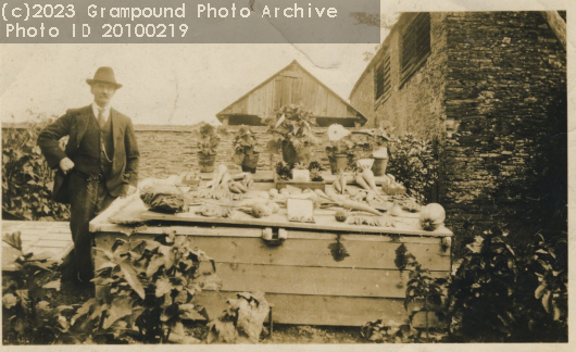 Picture of Jack Allen at Garden Show c1910