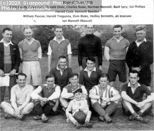 Picture of Grampound Football Club 1948 - Married Team