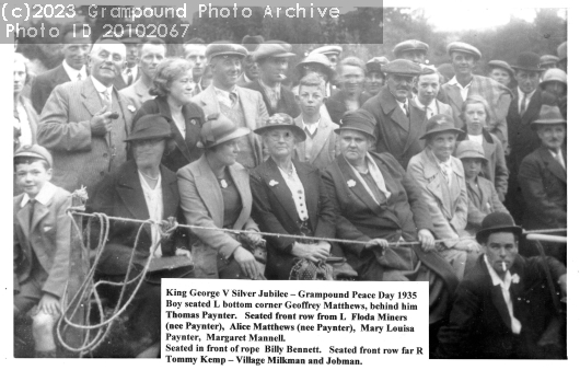 Picture of Grampound Peace Day 1935