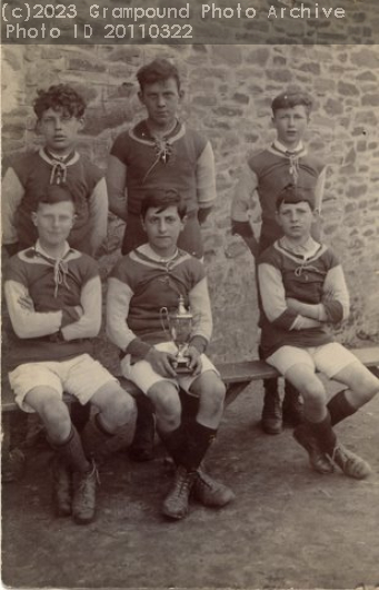 Picture of Frank Spry and Football team