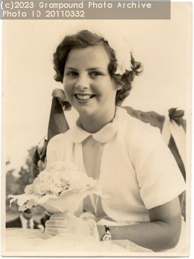 Picture of Sandra Spry aged 10 in June 1957