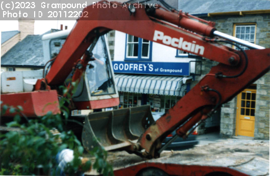 Picture of Road Works in Fore Street 1990s