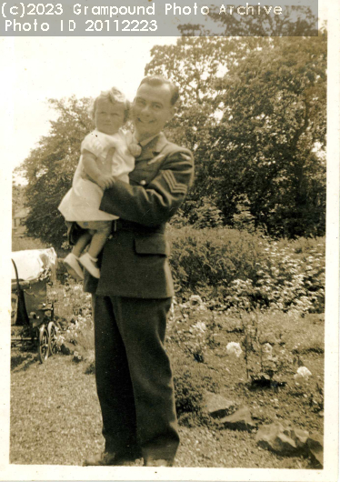 Picture of Kenneth Edwards with Olive 1942
