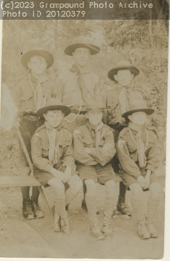 Picture of Grampound Scouts 1920's