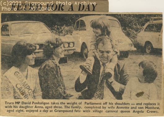 Picture of Grampound Carnival 1980