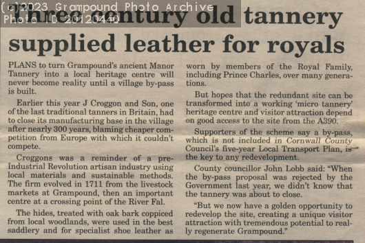 Picture of Manor Tannery 2000 Text