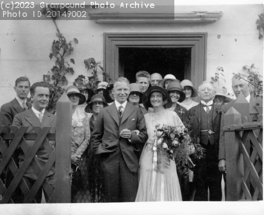 Picture of Sidney and Joyce Allen wedding