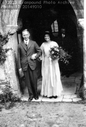 Picture of Sidney and Joyce Allen wedding