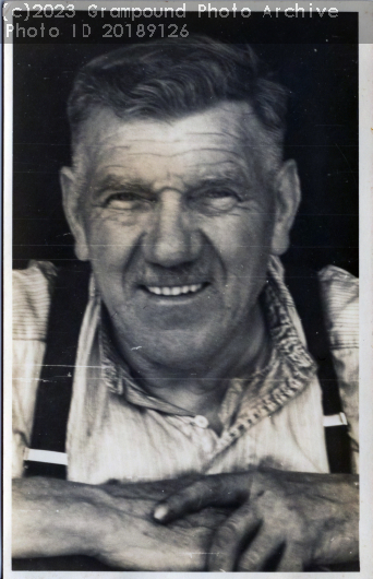 Picture of Bert Cundy, the last blacksmith