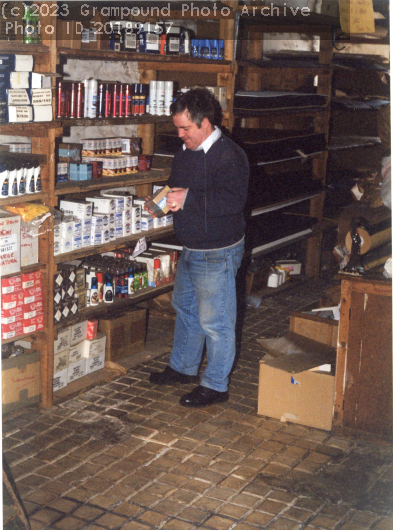 Picture of Manor Tannery Kevin Blaney in the shop 