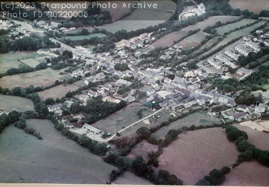 Picture of Aerial photo of Grampound c 1980s