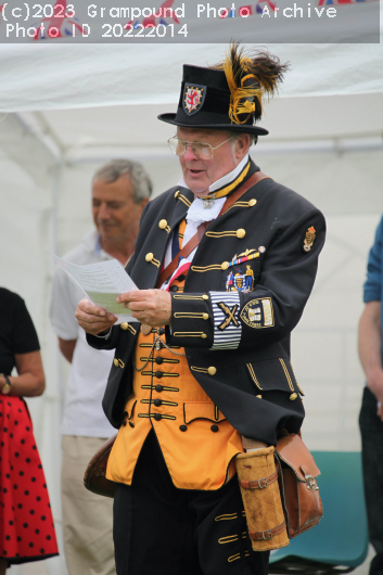 Picture of Town Crier at the Golden Jubilee celebration 2012
