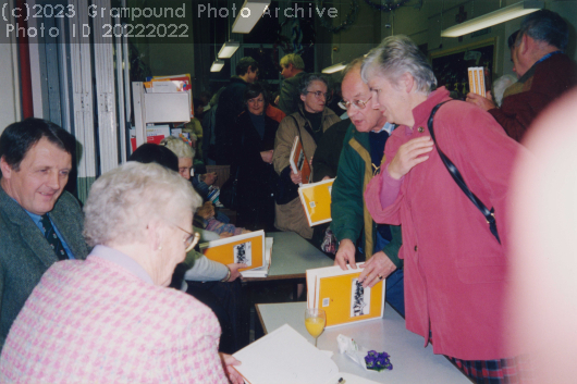 Picture of Amy Bane signing The Book of Grampound